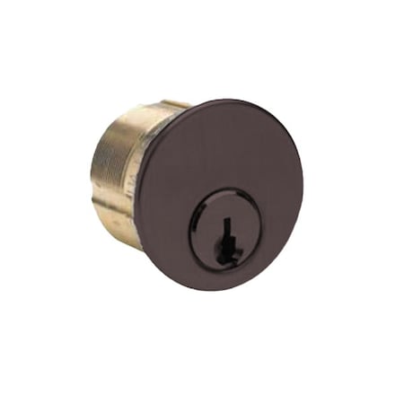 Ilco Ilco: 1" Mortise Cylinder, 5-Pin, Schlage C Keyway, Adams Rite Cam, Keyed Alike in Pairs, ORB ILCO-7165SC2-10B-KA2